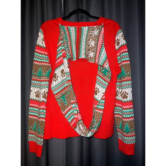 Ugly Christmas Sweater Xmas Size XL Dog - Picture 3 of 3